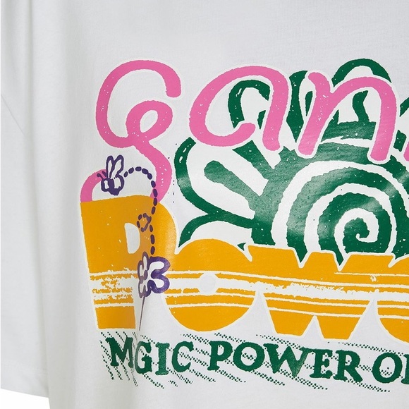 GANNI - Future Heavy Sun Print Cotton T-shirt - Picture 6 of 6